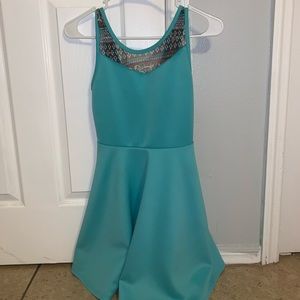 Teal child’s dress